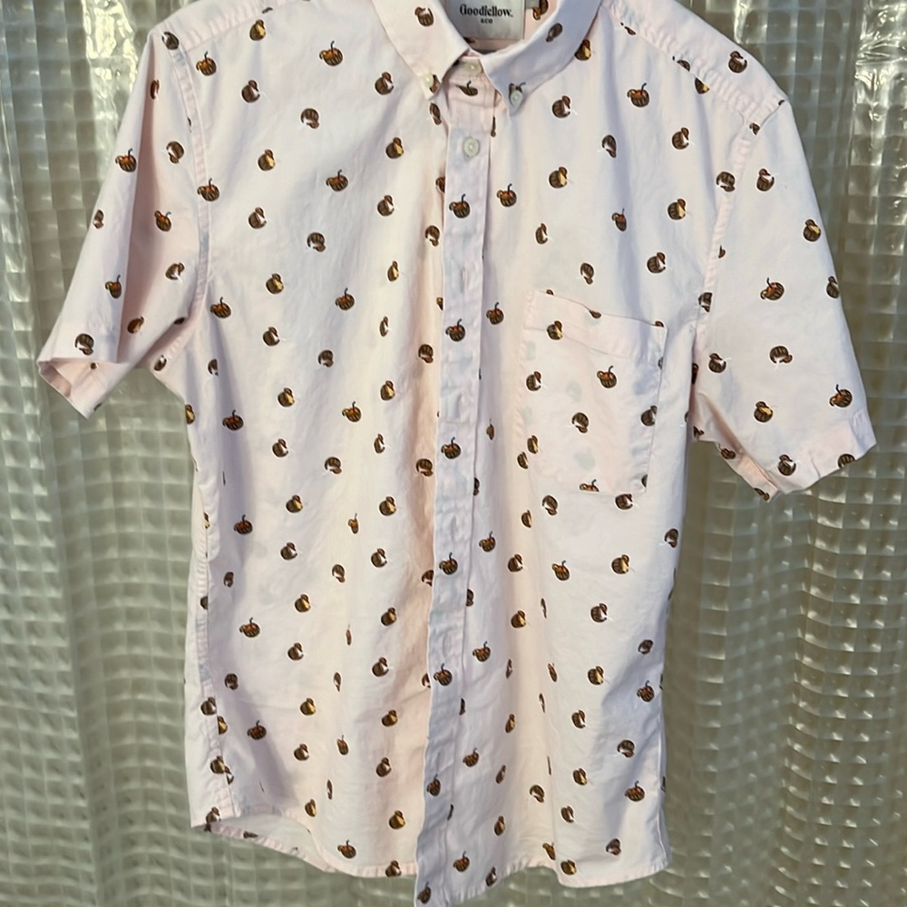 Pale pink coconut drinks shirt